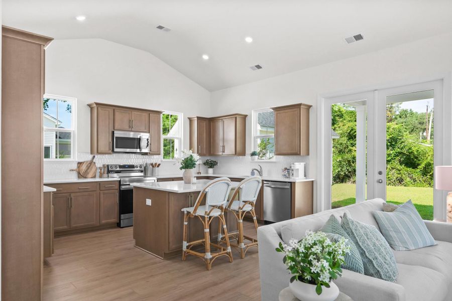 Furnished interior view inside a new home in Downtown Loris Homes, Loris (Image 17).