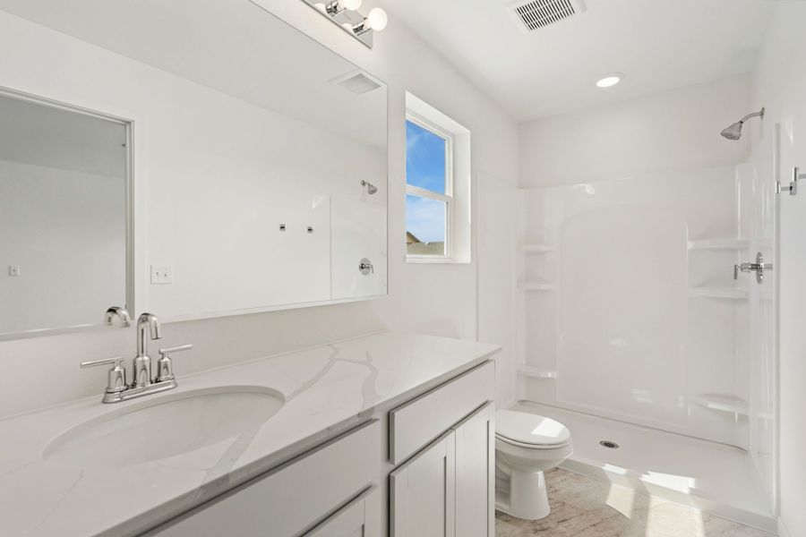 Furnished interior view inside a new home in Union Colony West, Greeley (Image 9).