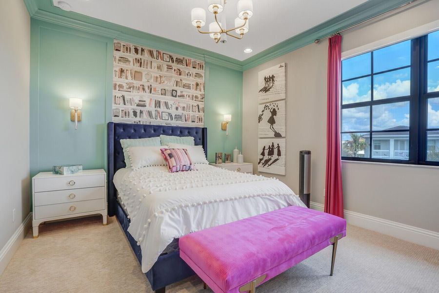 Furnished interior view inside a new home in Alton, Palm Beach Gardens (Image 16).