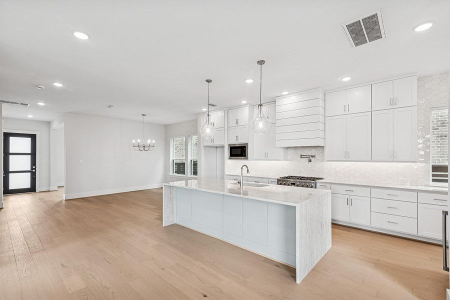 Furnished interior view inside a new home in Easthaven at Bridgeland Central - Vision Collection, Cypress (Image 11). Furnished interior view inside a new home in Easthaven at Bridgeland Central - Vision Collection, Cypress (Image 11).