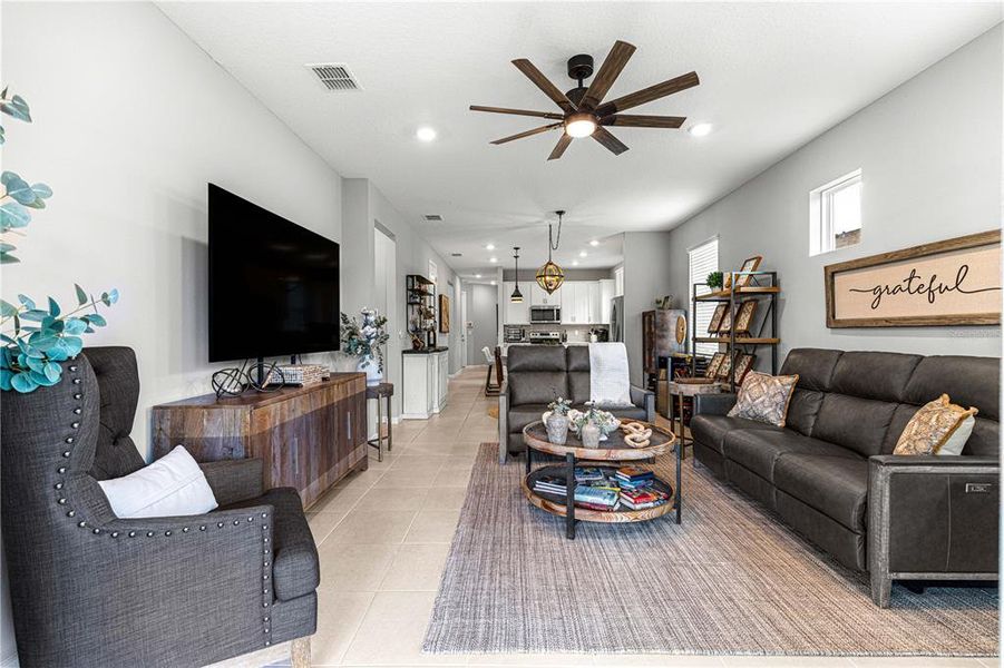 Furnished interior view inside a new home in Del Webb Stone Creek, Ocala (Image 9).