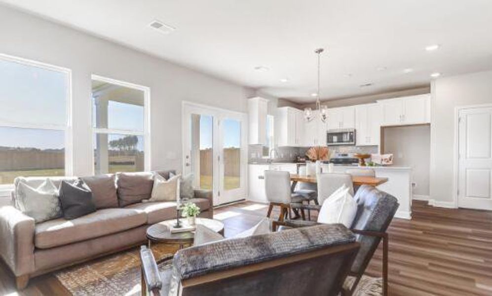 Furnished interior view inside a new home in , Ravenel (Image 8).