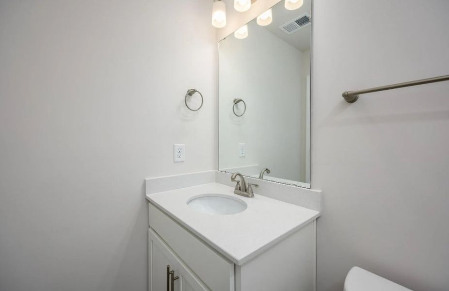 Representative interior finishes for a home built from the Cliffside by Hurricane Builders in Percival Village, Columbia (Image 17).