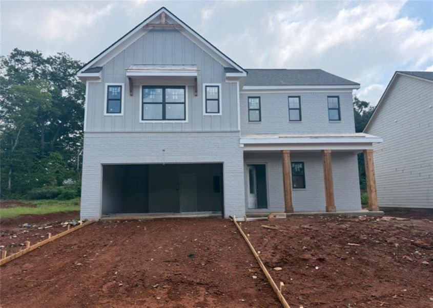 In-progress construction of a new home in Greenefield, Cartersville, GA (Image 23).