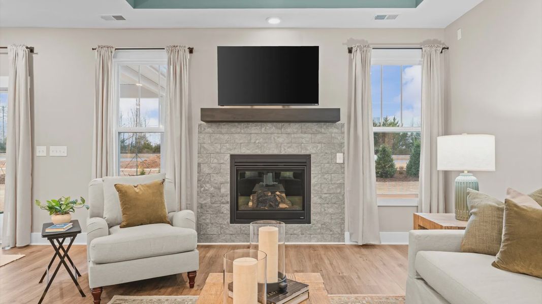 Furnished interior view inside a new home in Fox Hollow, Spartanburg (Image 7).