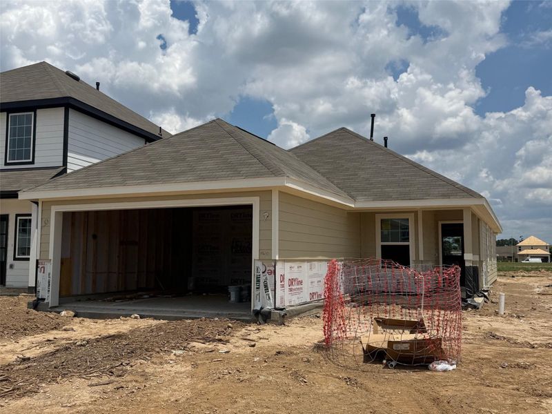 Front exterior of a new home in Bammel Oaks, Houston, TX, highlighting curb appeal (Image 13). Front exterior of a new home in Bammel Oaks, Houston, TX, highlighting curb appeal (Image 13).
