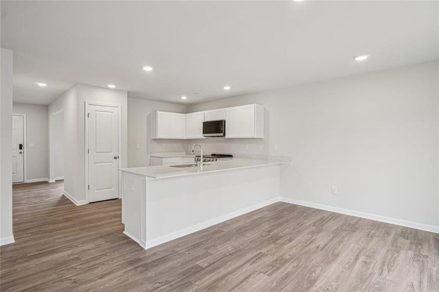 Furnished interior view inside a new home in Liberty Pointe, Villa Rica (Image 7).