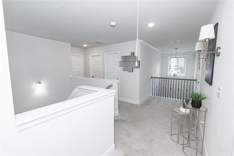 Furnished interior view inside a new home in , Lawrenceville (Image 24).