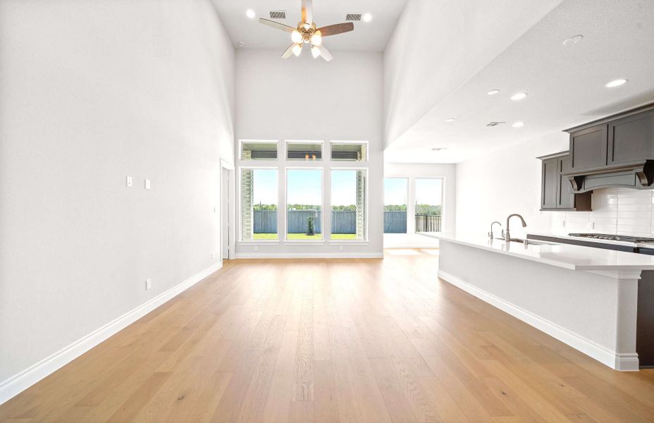 Representative unfurnished interior of a home built from the 3054 by Ravenna Homes in The Highlands 55′, Porter (Image 28). Representative unfurnished interior of a home built from the 3054 by Ravenna Homes in The Highlands 55′, Porter (Image 28).