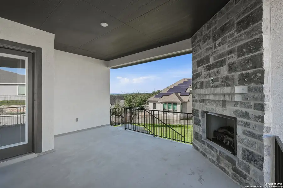 Exterior details and patio area of a home in Esperanza – New Phase Now Selling, Boerne (Image 3).