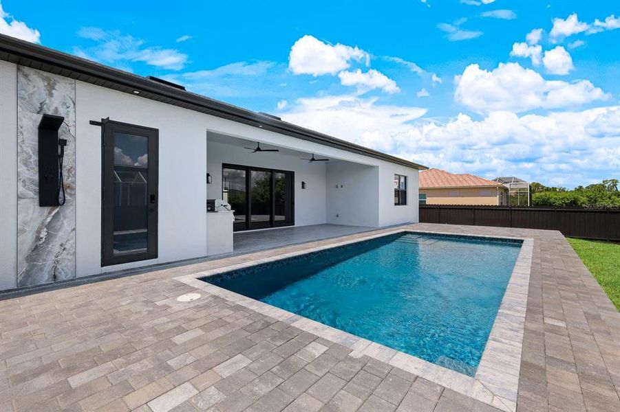 Exterior details and patio area of a home in , Port Charlotte (Image 24). Exterior details and patio area of a home in , Port Charlotte (Image 24).