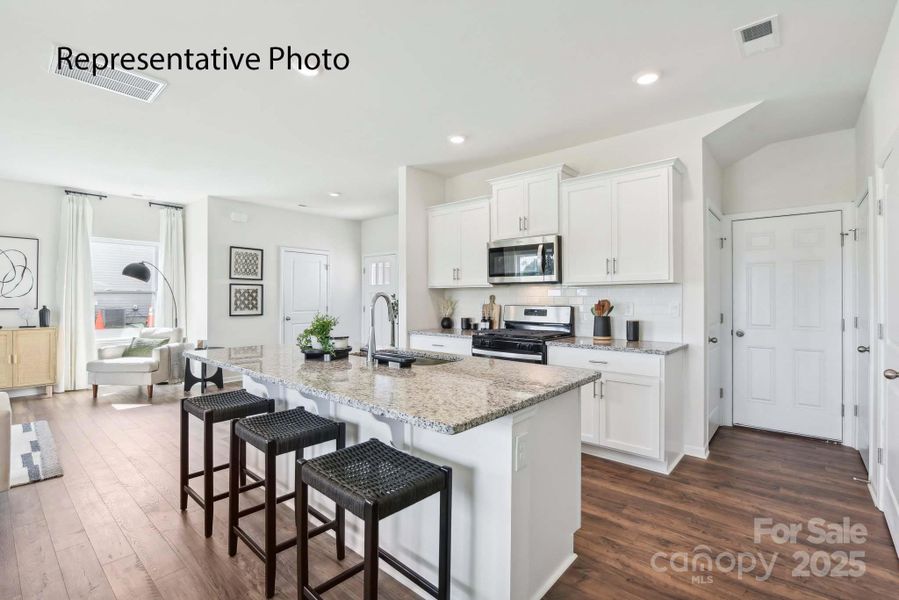 Furnished interior view inside a new home in Woodhaven at Chester, Chester (Image 13).