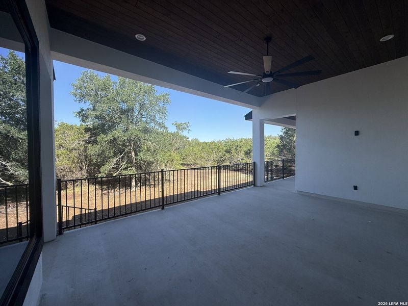 Exterior details and patio area of a home in , Spring Branch (Image 32).