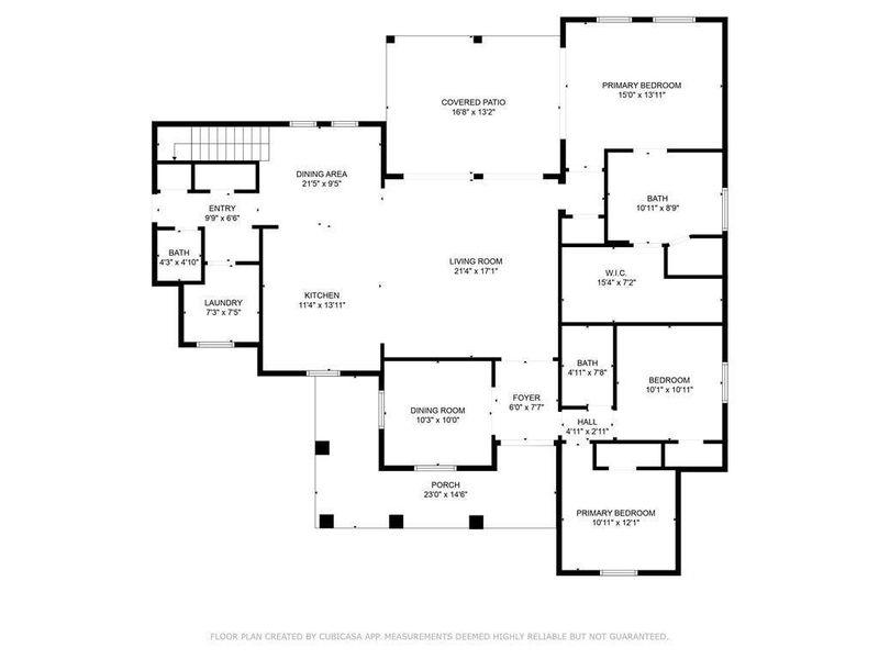 2D floor plan layout of this home in , Gainesville, GA (Image 3).