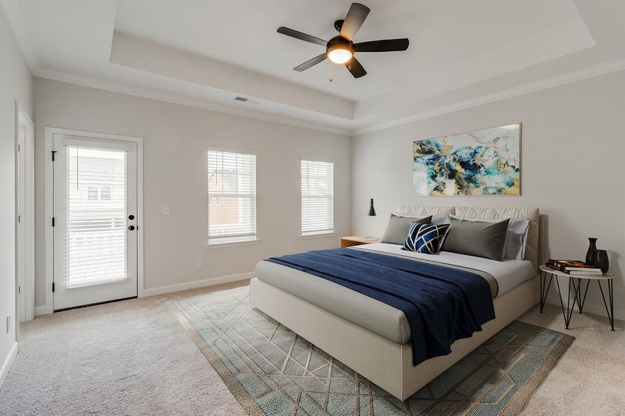 Representative furnished interior of a home built from the Nottely - Vanguard Collection by Mungo Homes in Hanes Lake, Winston-Salem (Image 6). Representative furnished interior of a home built from the Nottely - Vanguard Collection by Mungo Homes in Hanes Lake, Winston-Salem (Image 6).