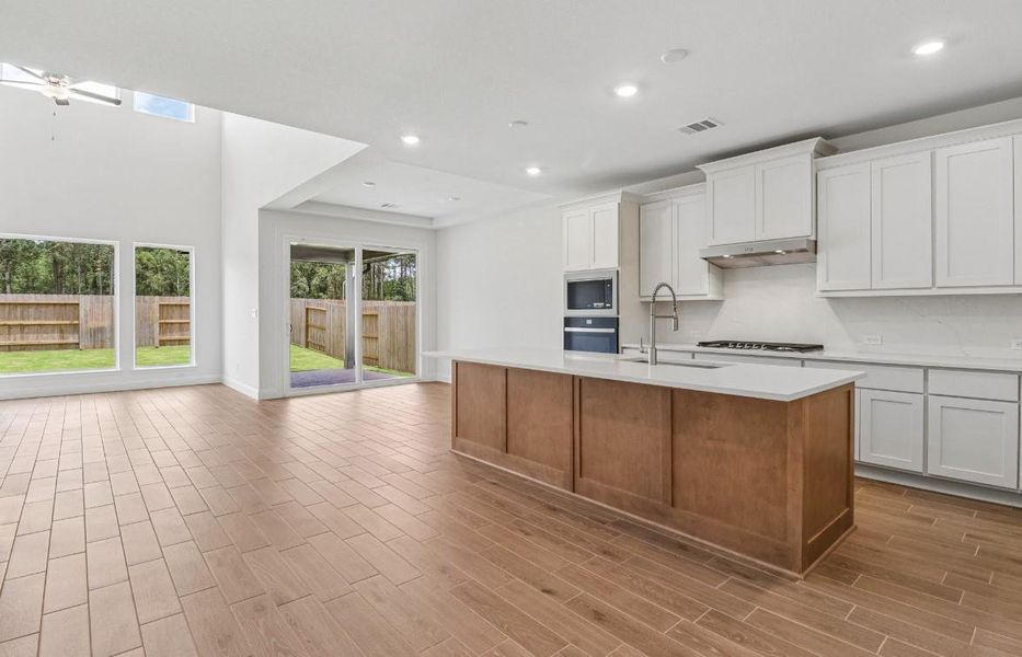 Furnished interior view inside a new home in WILDTREE 50', Montgomery (Image 6).