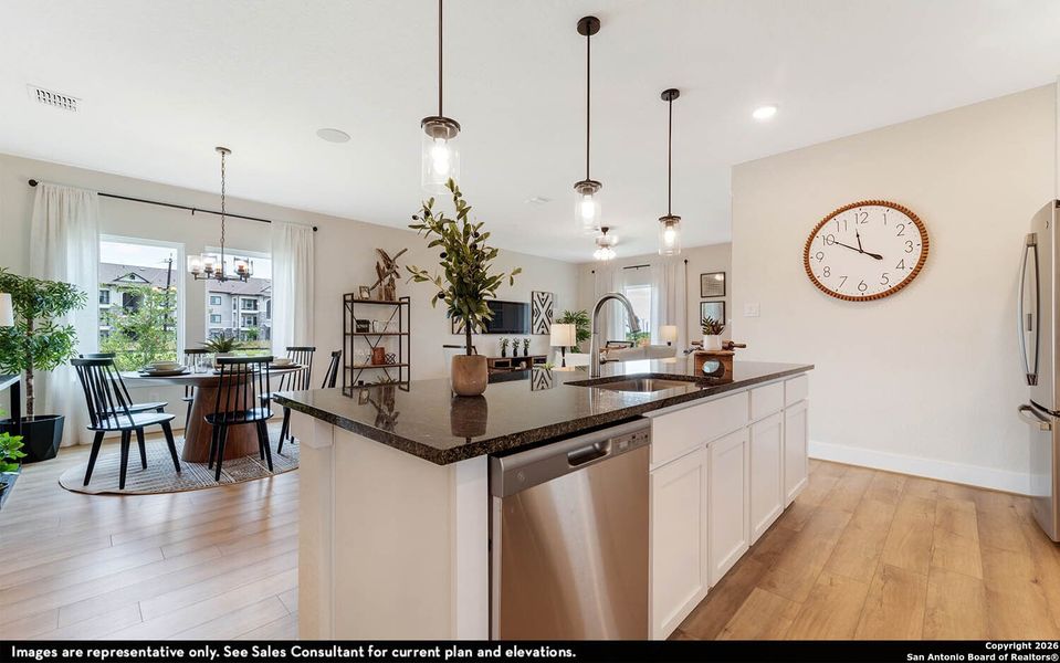 Furnished interior view inside a new home in Morgan Meadows, San Antonio (Image 10).