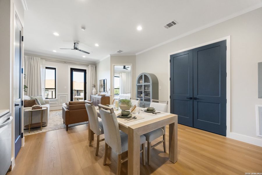 Furnished interior view inside a new home in , San Antonio (Image 7).