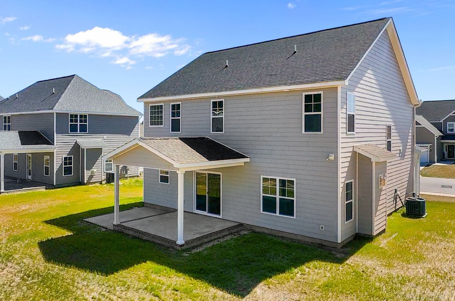 Representative exterior photo of a completed home built from the Turner by Bill Clark Homes in Davenport Farms, Winterville, NC (Image 26). Representative exterior photo of a completed home built from the Turner by Bill Clark Homes in Davenport Farms, Winterville, NC (Image 26).