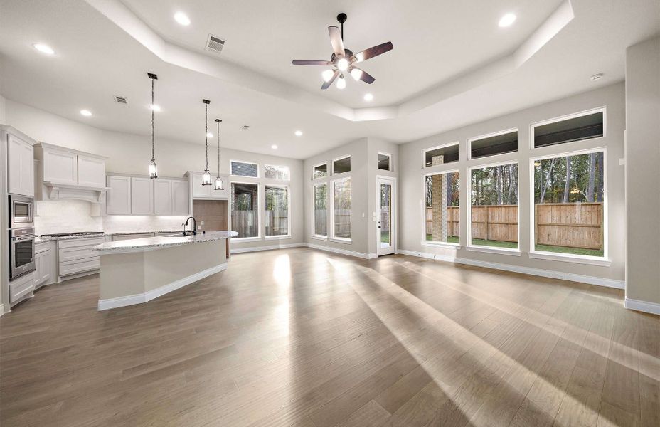 Representative unfurnished interior of a home built from the 2899 by Ravenna Homes in The Highlands 55′, Porter (Image 24). Representative unfurnished interior of a home built from the 2899 by Ravenna Homes in The Highlands 55′, Porter (Image 24).