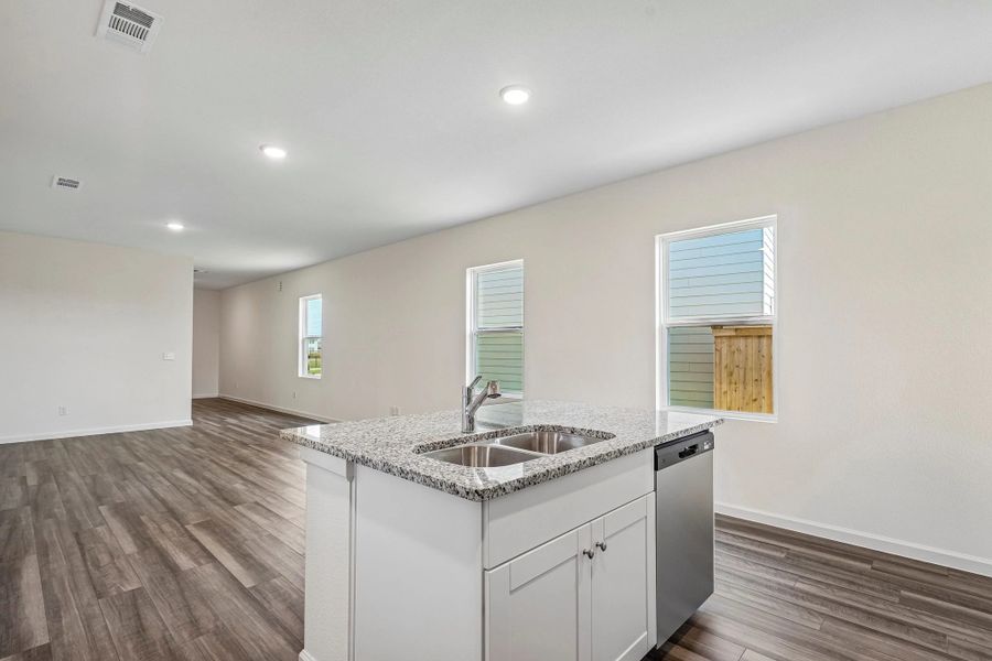 Representative furnished interior of a home built from the The Enterprise by Starlight Homes in Windmill Farms, Forney (Image 4).