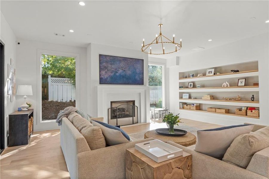 Furnished interior view inside a new home in , Brookhaven (Image 30).