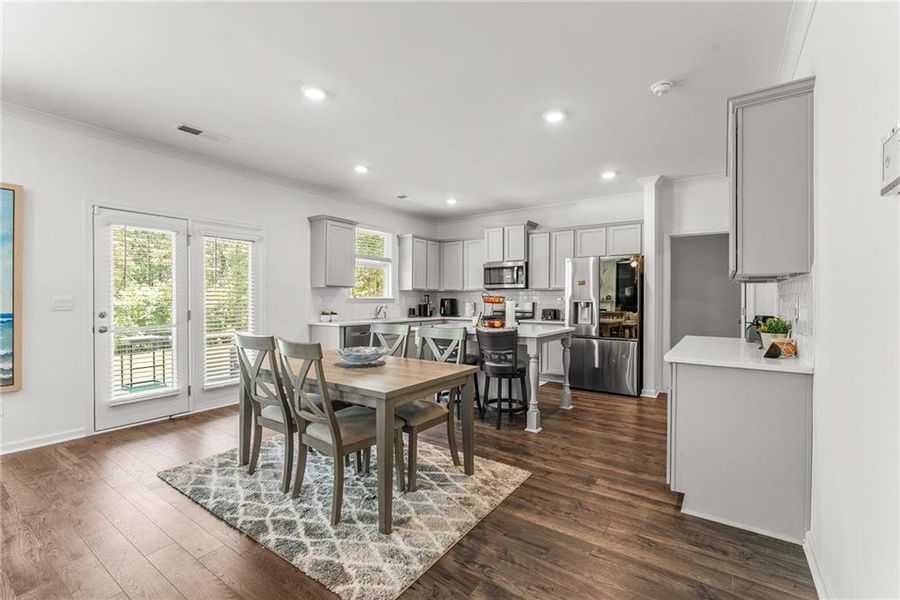 Furnished interior view inside a new home in Independence, Loganville (Image 14).