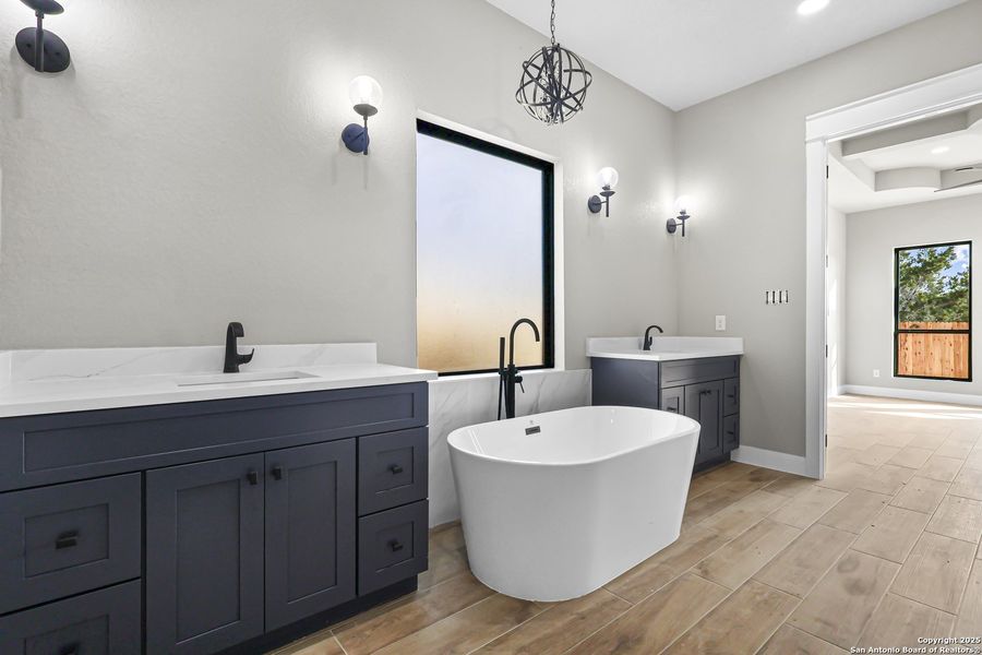 Furnished interior view inside a new home in , Spring Branch (Image 11).