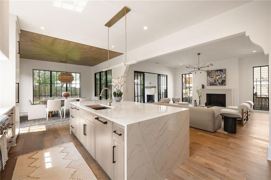 Furnished interior view inside a new home in , Atlanta (Image 17).