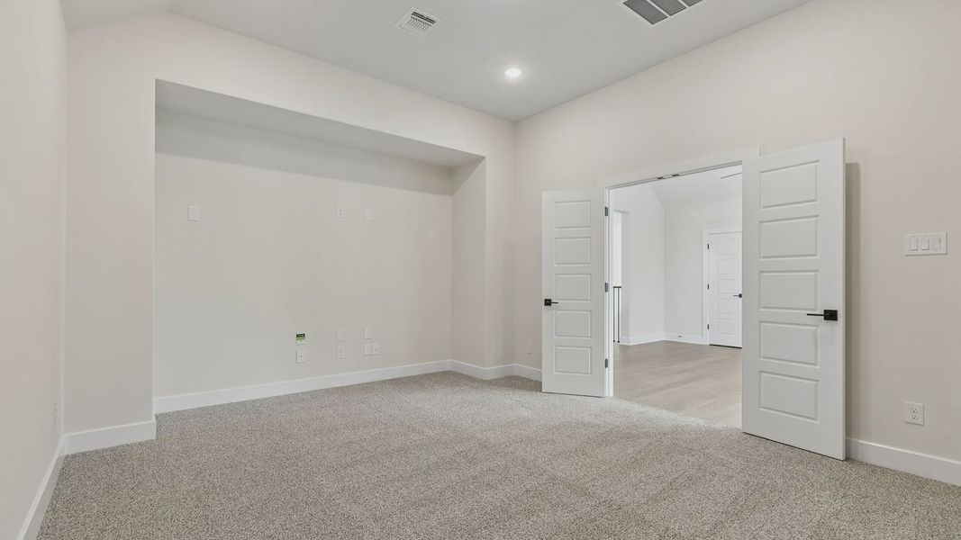 Representative unfurnished interior of a home built from the Winslow by Chesmar Homes in Lakes of Cane Island, Katy (Image 25). Representative unfurnished interior of a home built from the Winslow by Chesmar Homes in Lakes of Cane Island, Katy (Image 25).