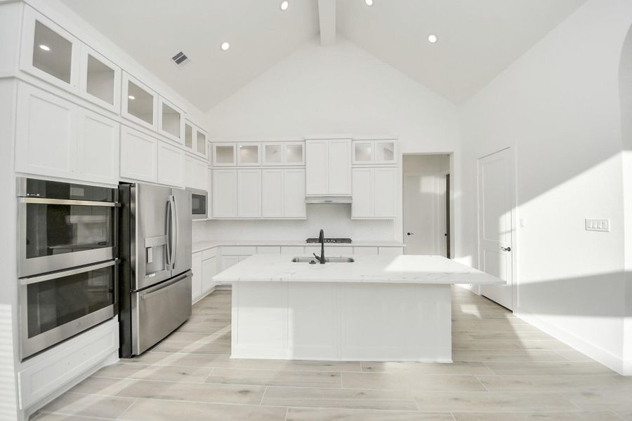 Furnished interior view inside a new home in Meridiana, Manvel (Image 11). Furnished interior view inside a new home in Meridiana, Manvel (Image 11).