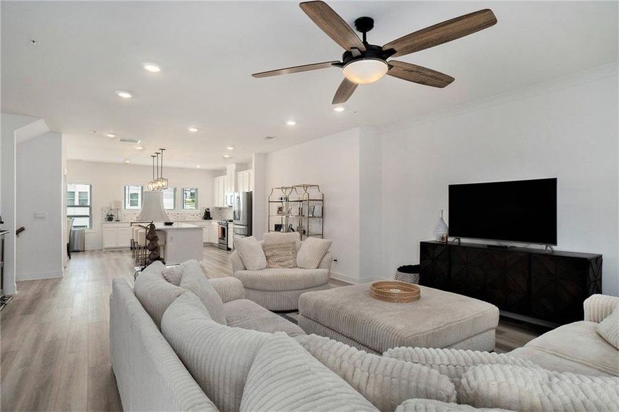 Furnished interior view inside a new home in , Smyrna (Image 17).