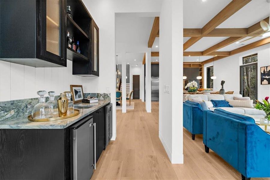 Furnished interior view inside a new home in , Atlanta (Image 8).