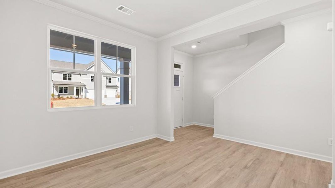 Spacious, unfurnished interior of a new home in Hamptons at Riverwood South, Dallas (Image 38).