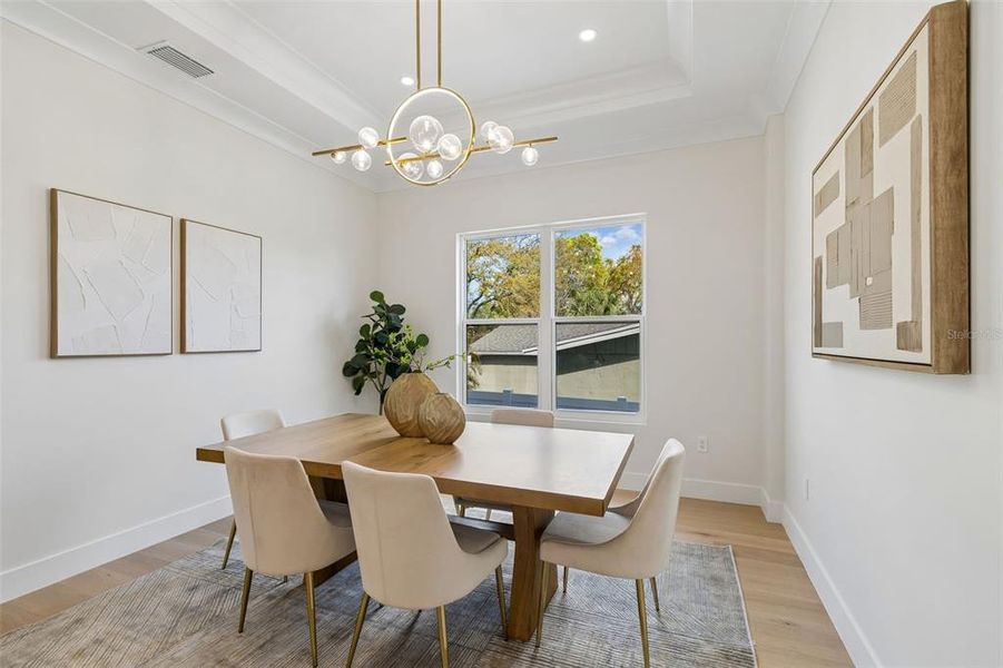 Furnished interior view inside a new home in , Tampa (Image 9).