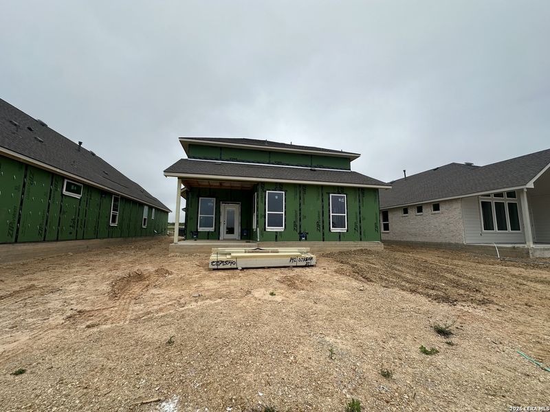 In-progress construction of a new home in Stream Waters, Seguin, TX (Image 14).