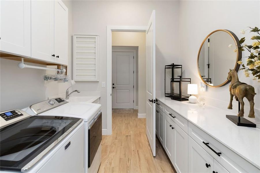 Furnished interior view inside a new home in Del Webb Sunbridge, St. Cloud (Image 12).