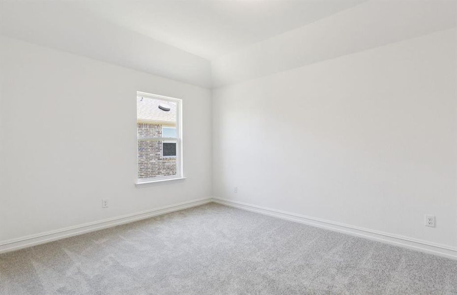 Spacious secondary bedroom*real home pictured