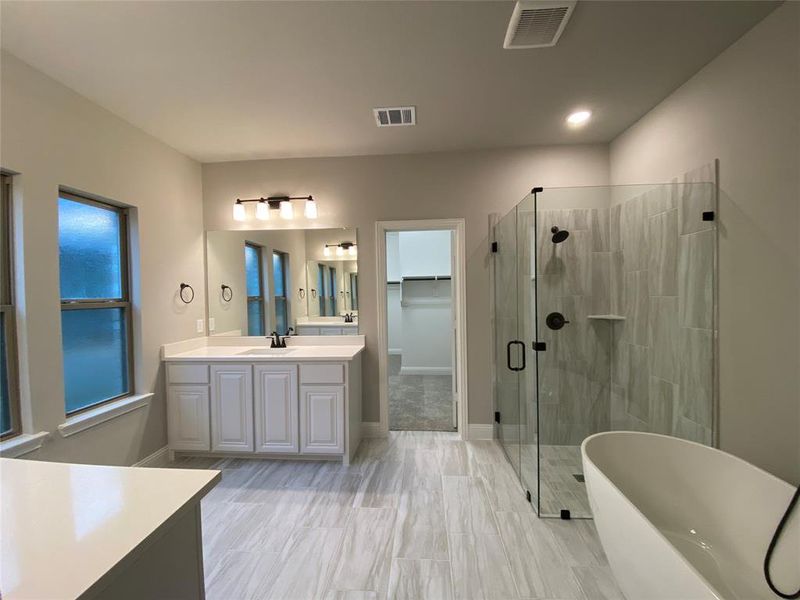 Spa-like master bath Spa-like master bath