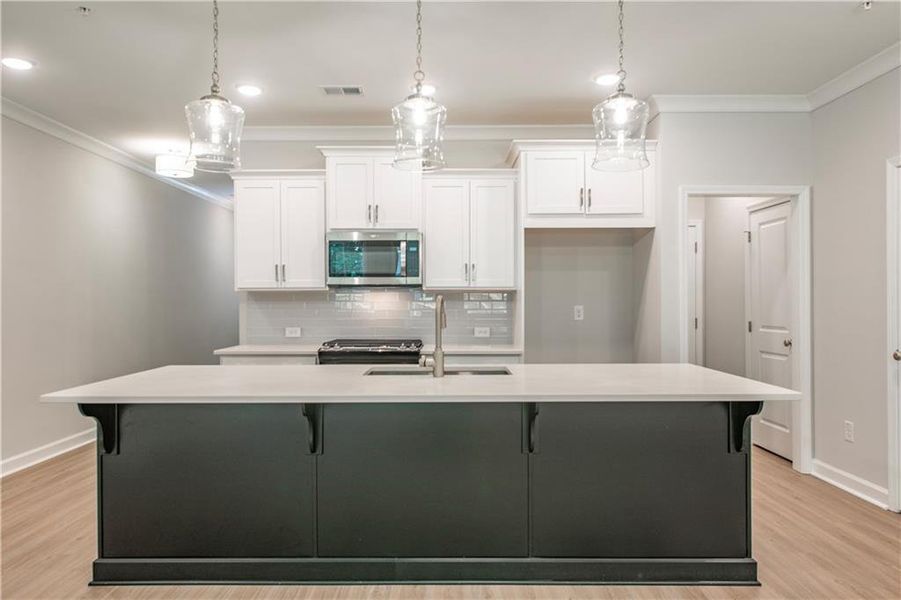 Furnished interior view inside a new home in River Walk Place, Lawrenceville (Image 4).