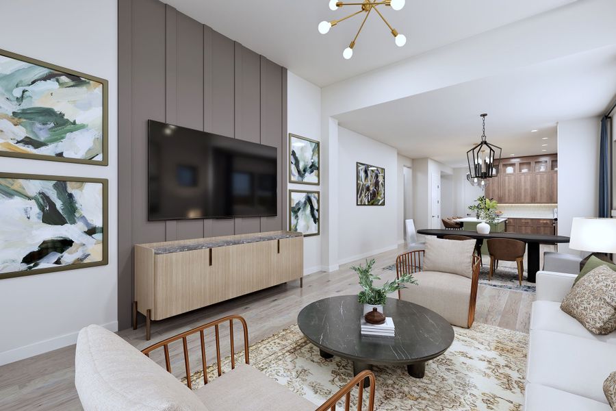 The Bastrop - Family Room