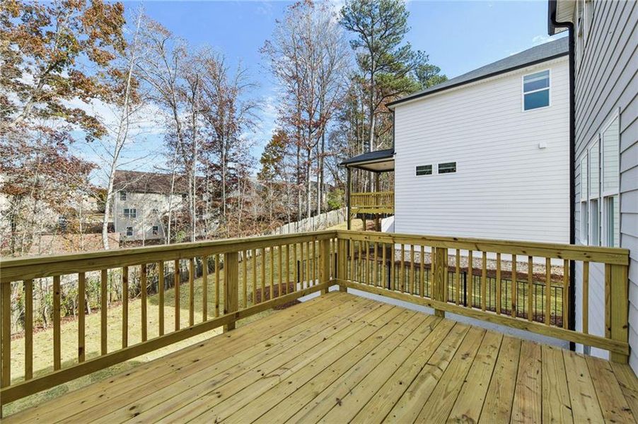 Exterior details and patio area of a home in Harmony Manor, Fairburn (Image 4).