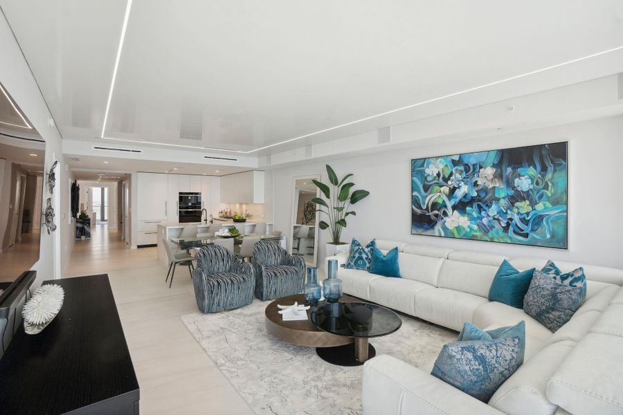 Furnished interior view inside a new home in , Pompano Beach (Image 34). Furnished interior view inside a new home in , Pompano Beach (Image 34).