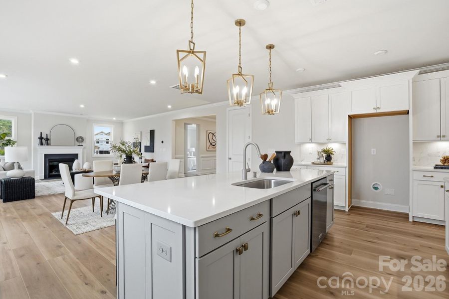 Furnished interior view inside a new home in Blair Place, Monroe (Image 34).