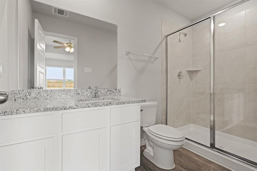 Furnished interior view inside a new home in Rocky Creek Crossing, Fort Worth (Image 3). Furnished interior view inside a new home in Rocky Creek Crossing, Fort Worth (Image 3).