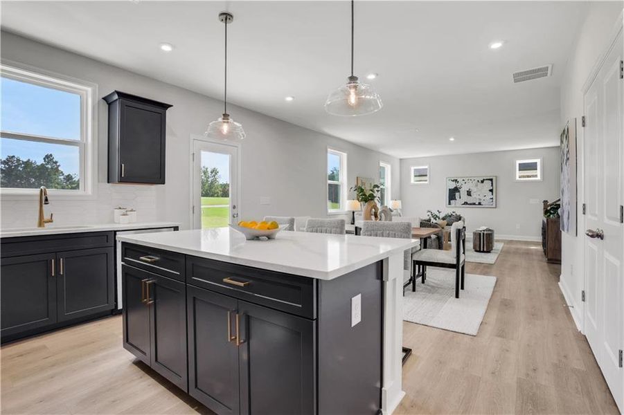 Furnished interior view inside a new home in Easton Walk, Lawrenceville (Image 27).