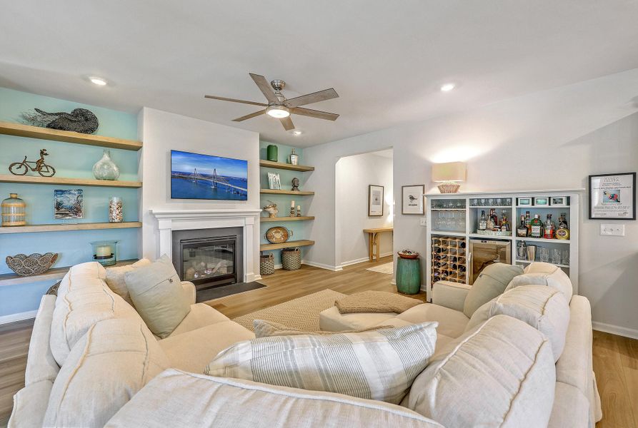 Furnished interior view inside a new home in Horizons at Summers Corner | 55+: The Legends, Summerville (Image 9).