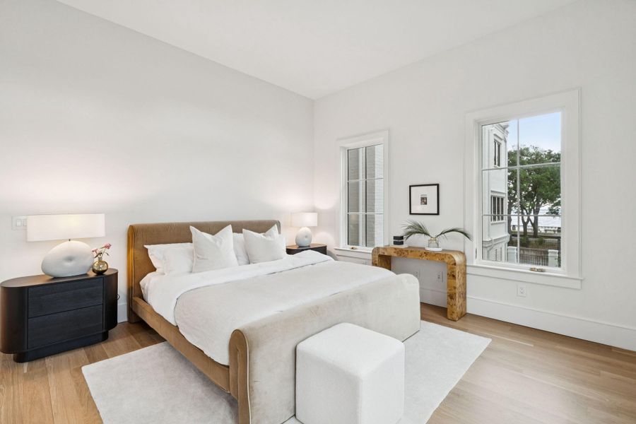 Furnished interior view inside a new home in , Charleston (Image 38).