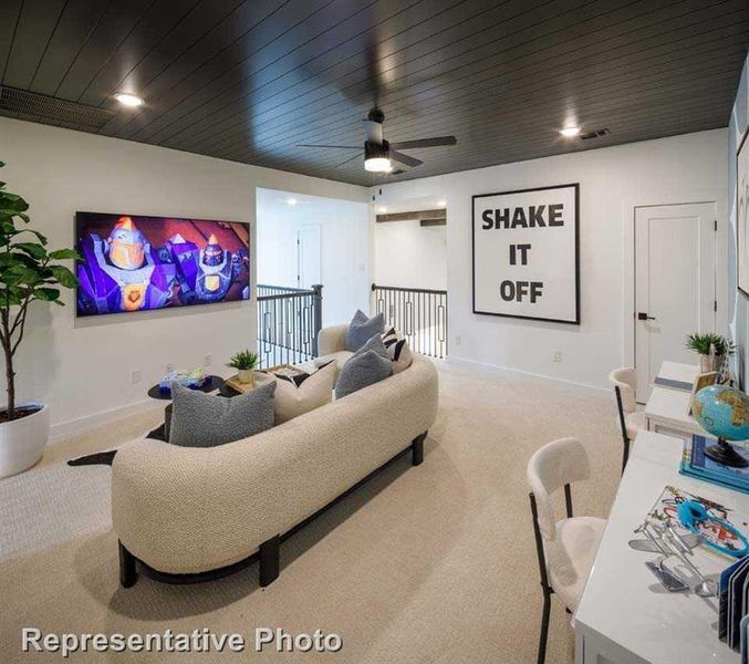 Loft - Game Room/Work Area (Representative Photo)