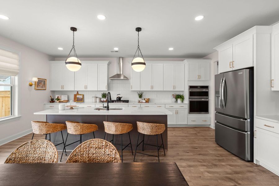 Furnished interior view inside a new home in Tidewater at Lakes of Cane Bay, Summerville (Image 11).